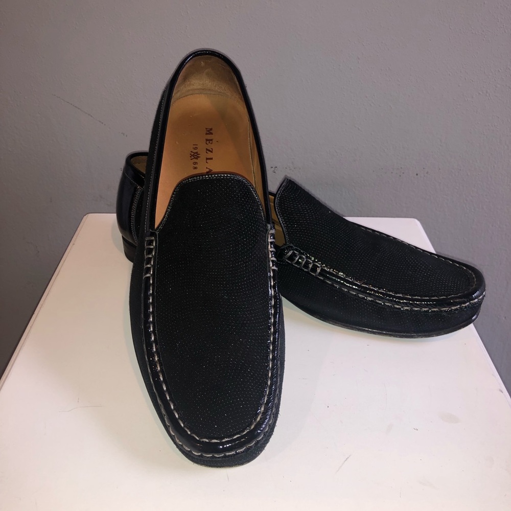 Mezlan stingray & Patton leather calfskin Loafers